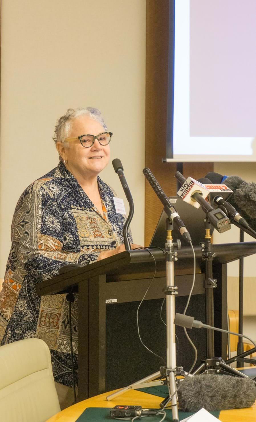 Sister Mary-Lynne Cochrane at Cost of Pain Launch