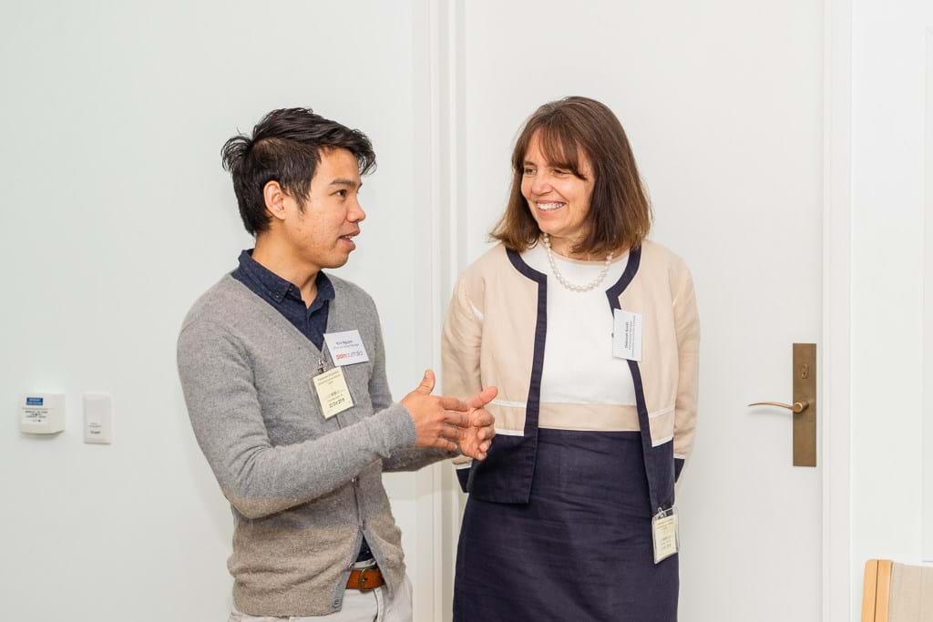 Painaustralia Office and Design Manager Nick Nguyen and Deborah Smith Partnerships Manager
Community Council for Australia at the National Pain Services Directory Launch at Parliament House, Canberra