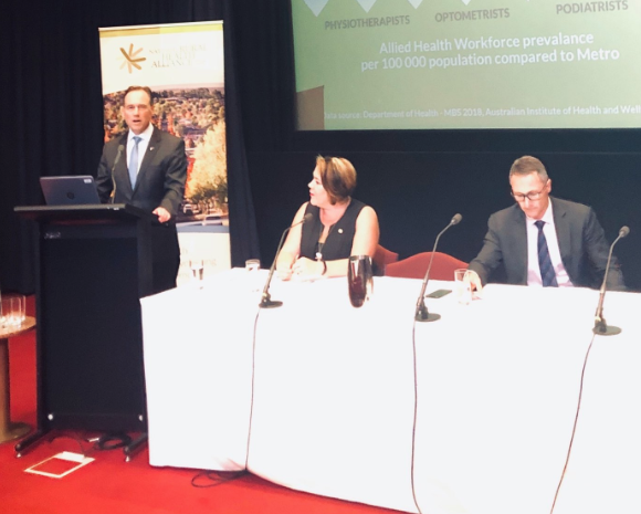 Health Minister, Greg Hunt, speaking at the National Rural Health Alliance and Parliamentary Friends of Rural and Remote Health forum