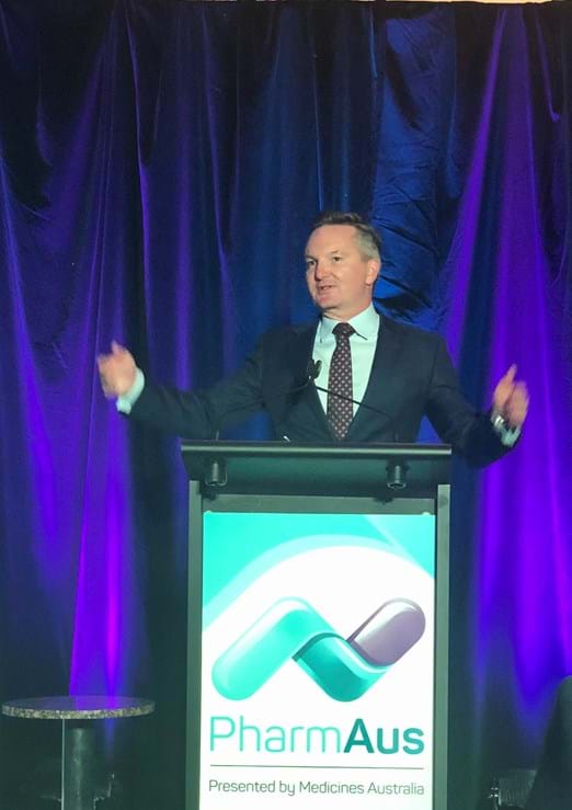 The Hon Chris Bowen MP, shadow Minister for Health, speaks at PharmAus 2019